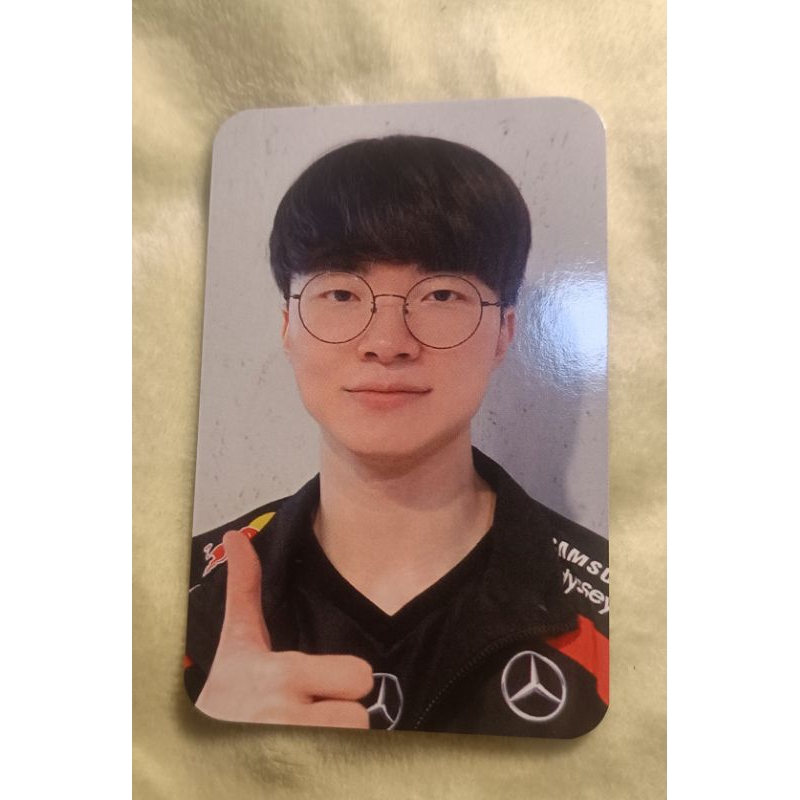 Photocard t1 faker popup event homeground genuine official photocard t1 ...