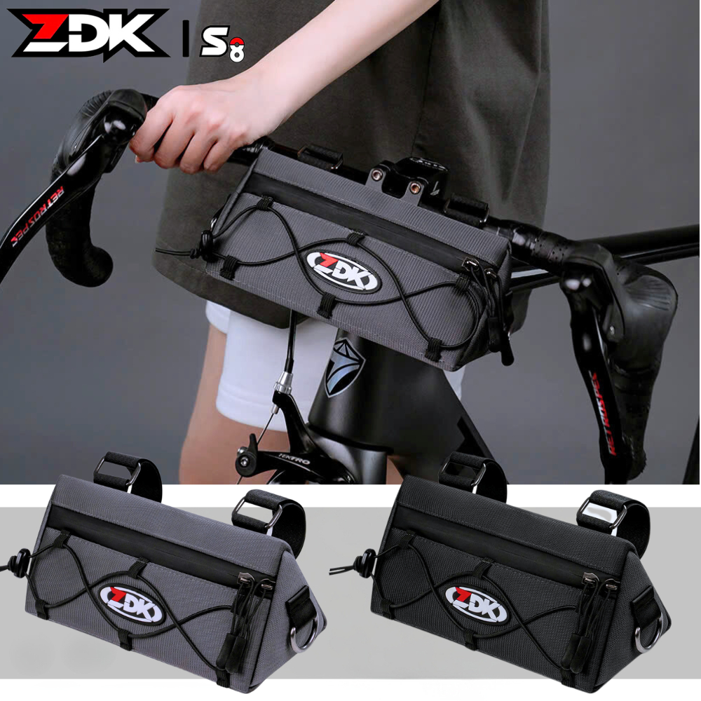 ZDK S8 Triangular Handlebar Bag Bicycle Handlebar Hanging Bag Sports ...