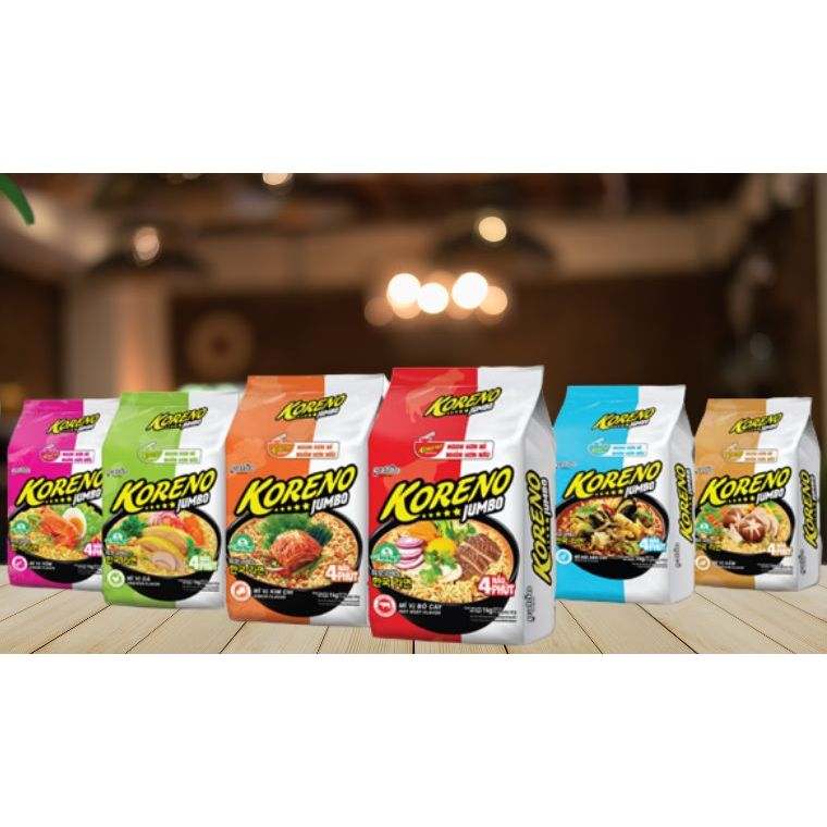 Koreno jumbo noodles, 100g*10 packs (date 5.2025) | Shopee Malaysia