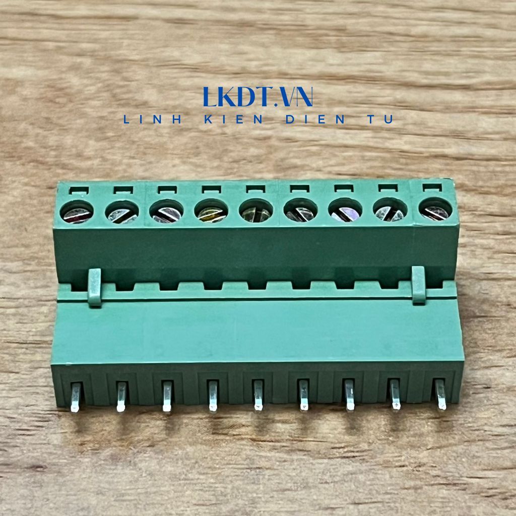 Terminal Block KF-2EDG-9P 5.08 – Blue Terminal, 180 degree straight pin ...