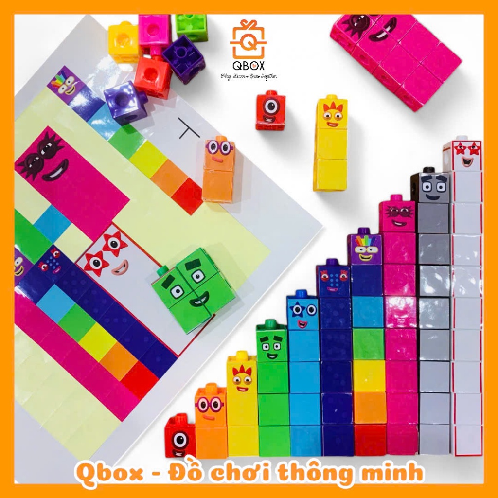 Numberblocks ️ Math learning toy (Free stamp+card+bowl+sticker ...
