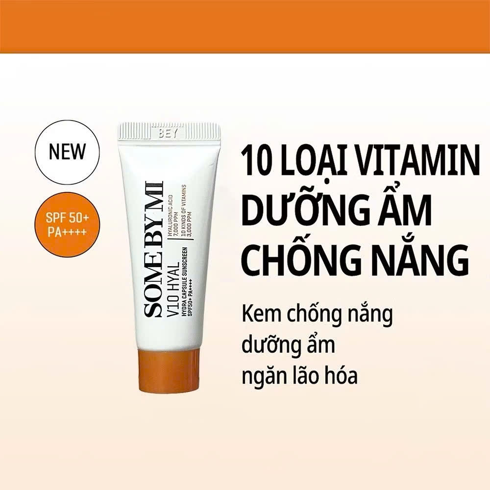 (MINI Size) - Some By Mi Sunscreen V10 Hyal Hydra Capsule Suncreen 10ml ...