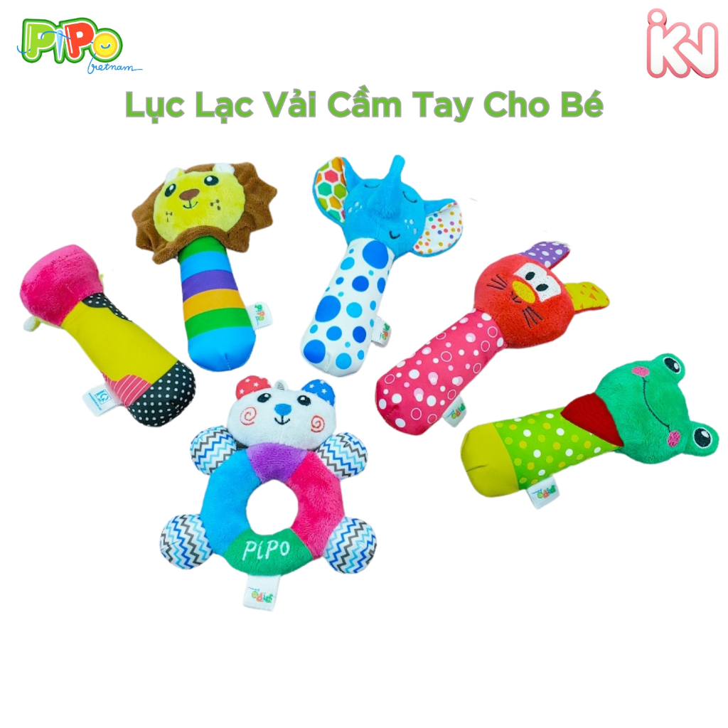 Pipo Vietnam Handheld Cloth Rattles with Squeaky Squeaky Squeezing ...