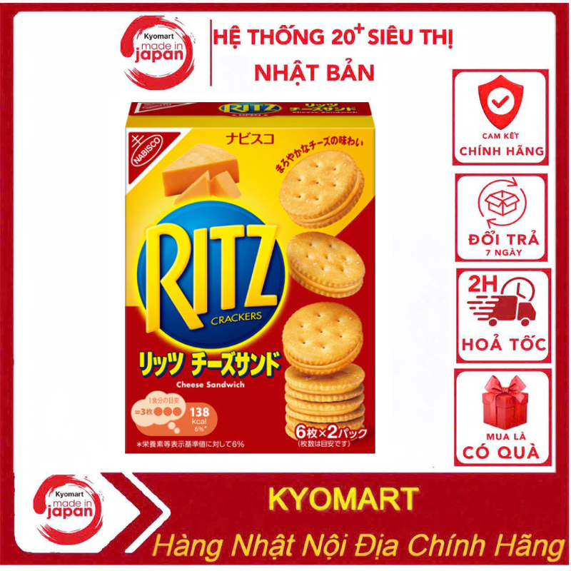 Ritz Crackers sandwiched with cream cheese 106g box | Shopee Malaysia