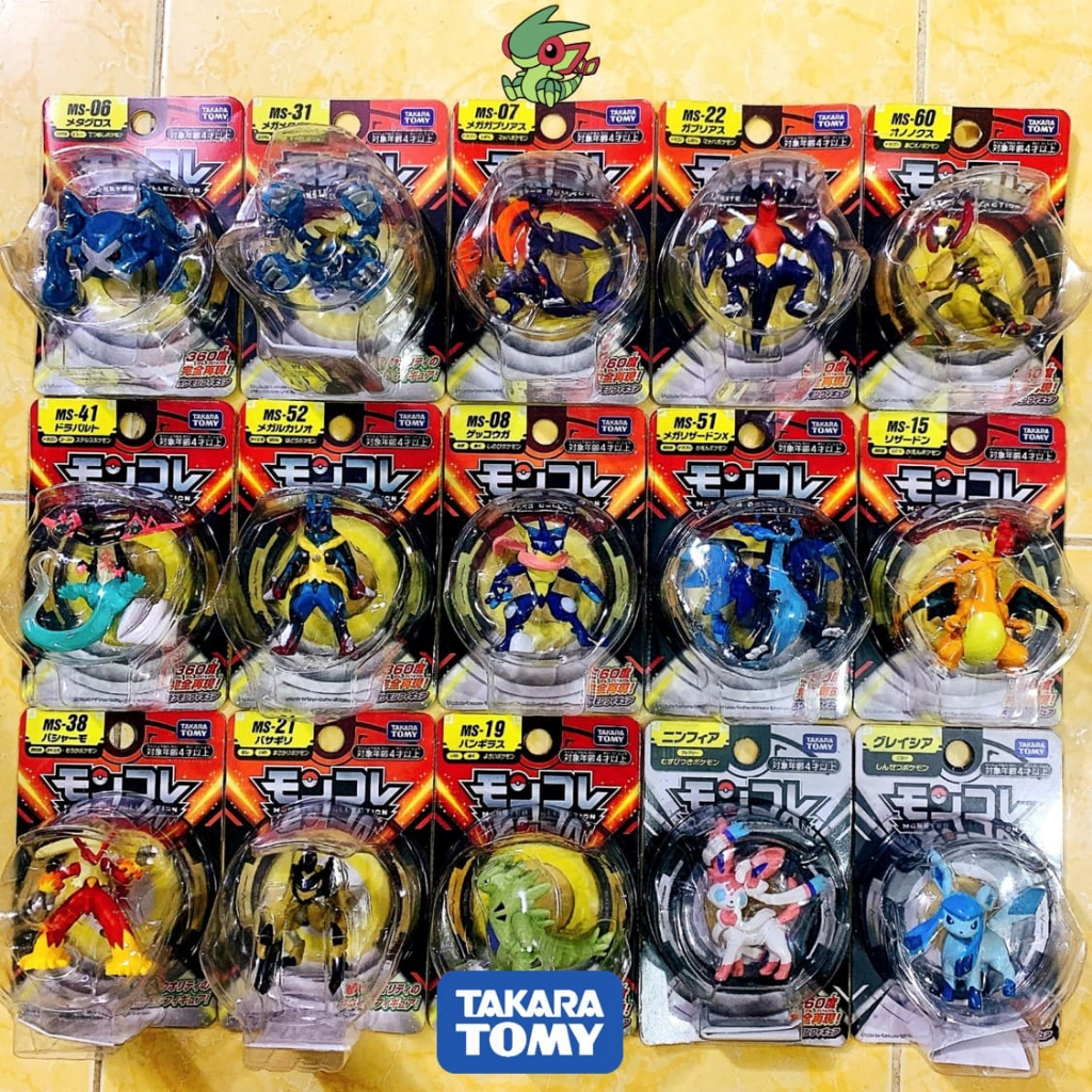 [PokeCorner] All genuine Pokemon models Takara TOMY Japan Standard Size 4cm  Pokemon Figure Moncolle