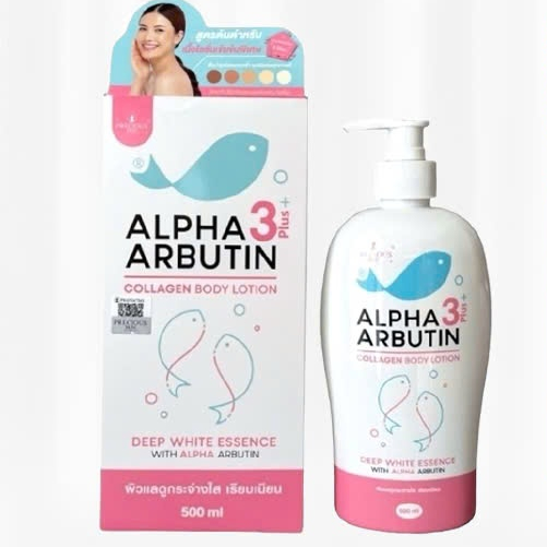 Lait Hydratant éclaircissant Alpha Arbutin 3+ Plus Collagen - 500g - Pour Tout Type De Peau - Neuf