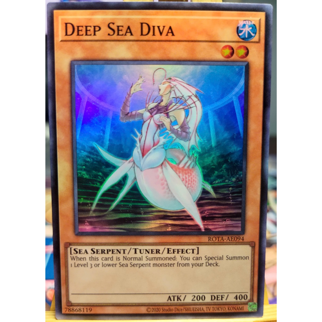 [KW2 Yugioh] [EN-AE] Card Rota-AE094 Deep Sea Diva – Super Rare ...