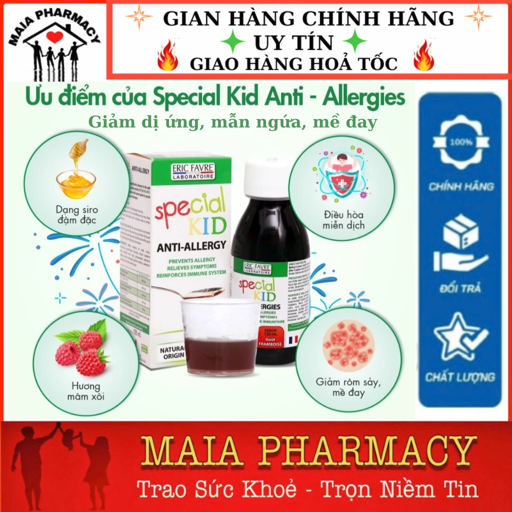 Supports reducing Allergies, rashes, hives, heat rash for children ...