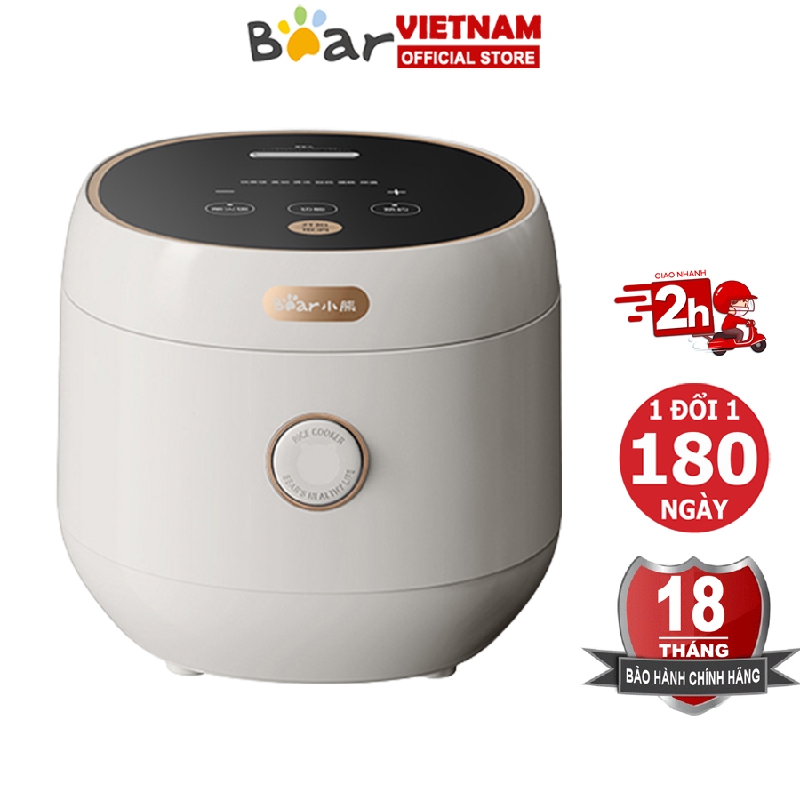 3l-4l Bear electronic rice cooker with 6-layer inner pot, timer up to ...