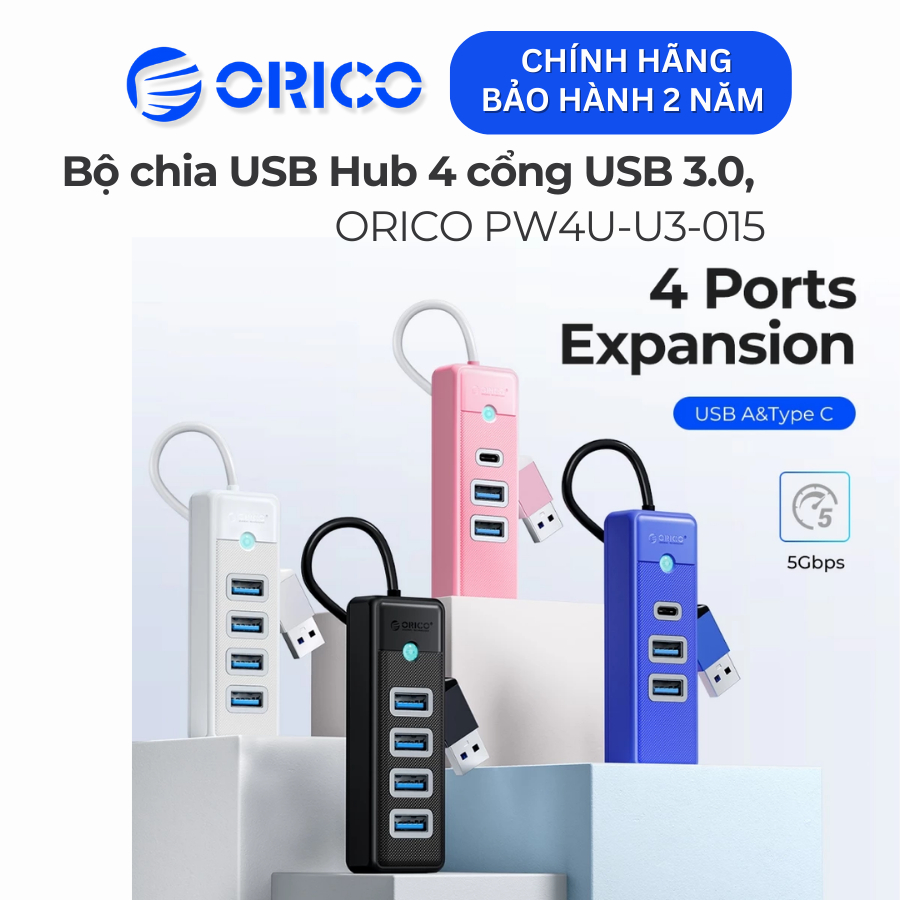 Orico PW4U 4-Port USB 3.0 USB Hub Splitter | Pwc2u | Papw3at, speed ...