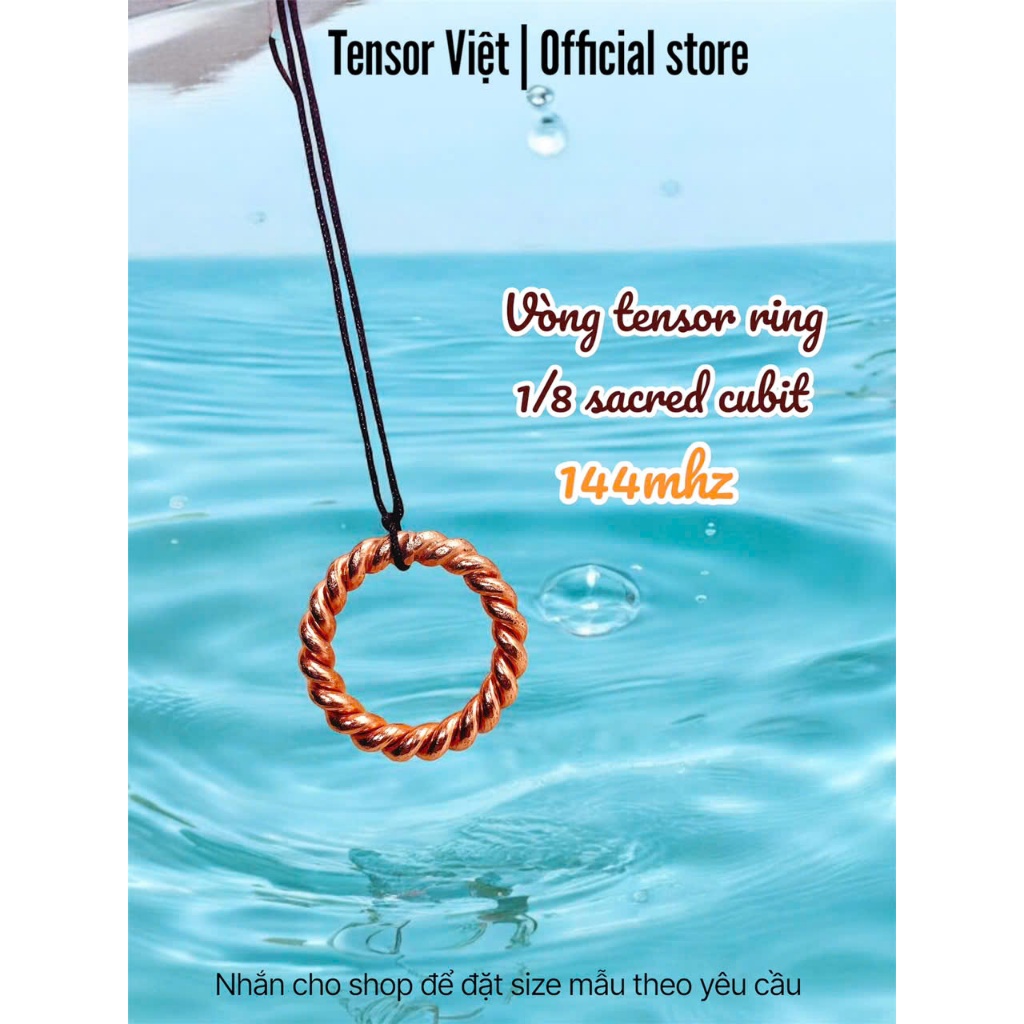 (Pham Trang Tensor Viet) 144mhz pure red copper pendant, 4.5mm thick ...