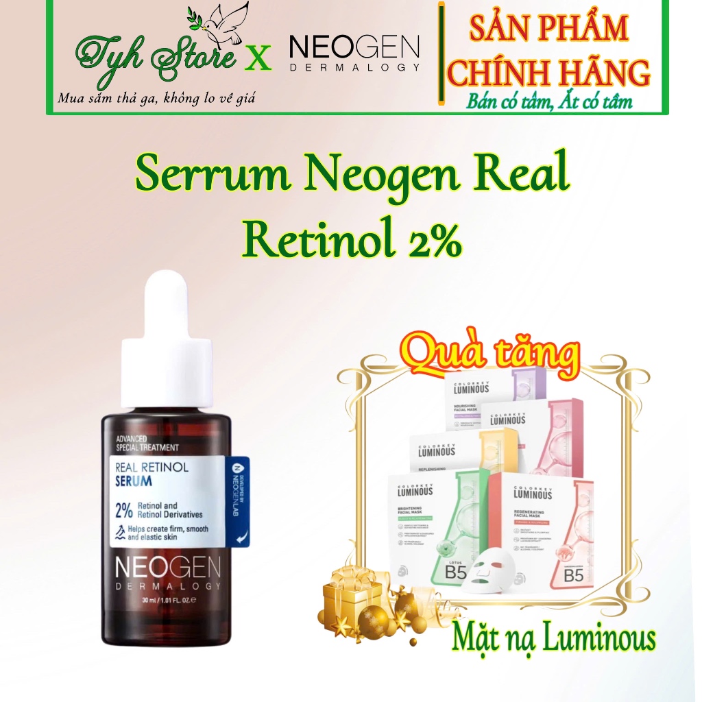 Retinol Serum 2% Biological Active Ingredients Self-Recovery Neogen ...