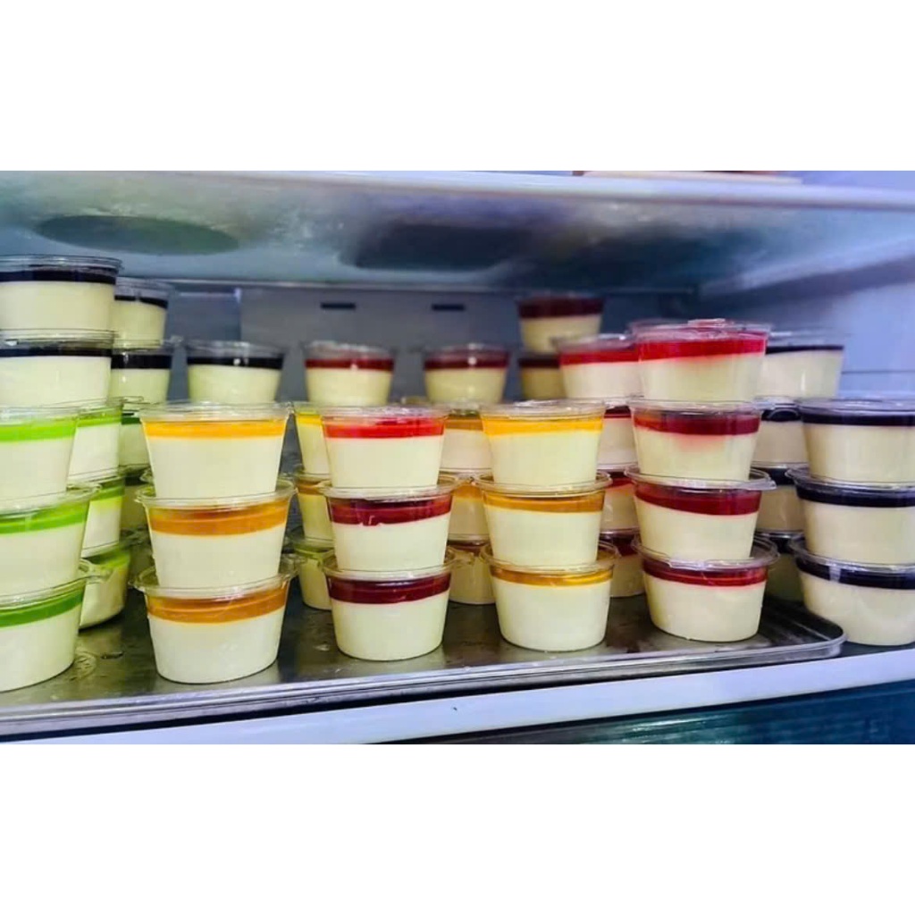 Box/jar of jelly cake, panna cotta 4oz 120ml (50 pieces/lot) | Shopee ...
