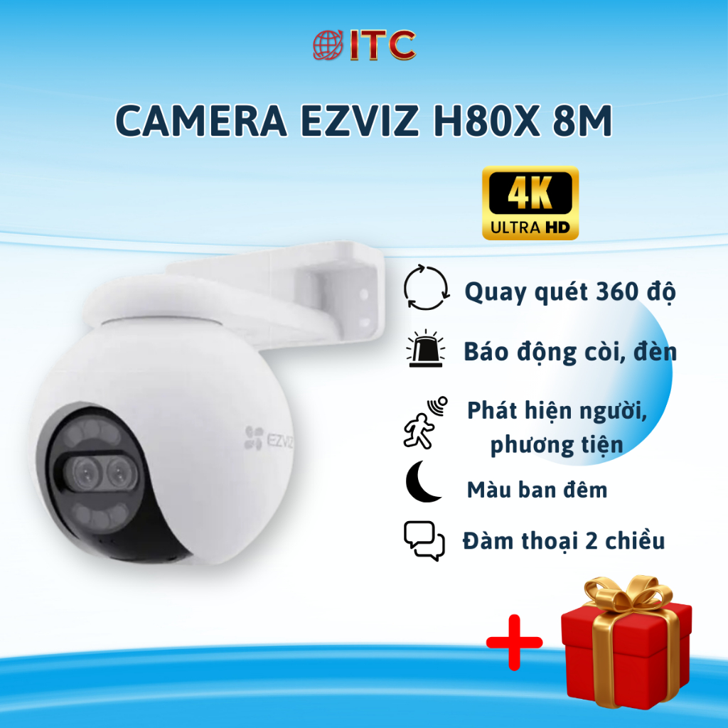 Ezviz H80X Dual 8 Megapixel AI Wifi Camera Super Sharp - Dual Lens ...