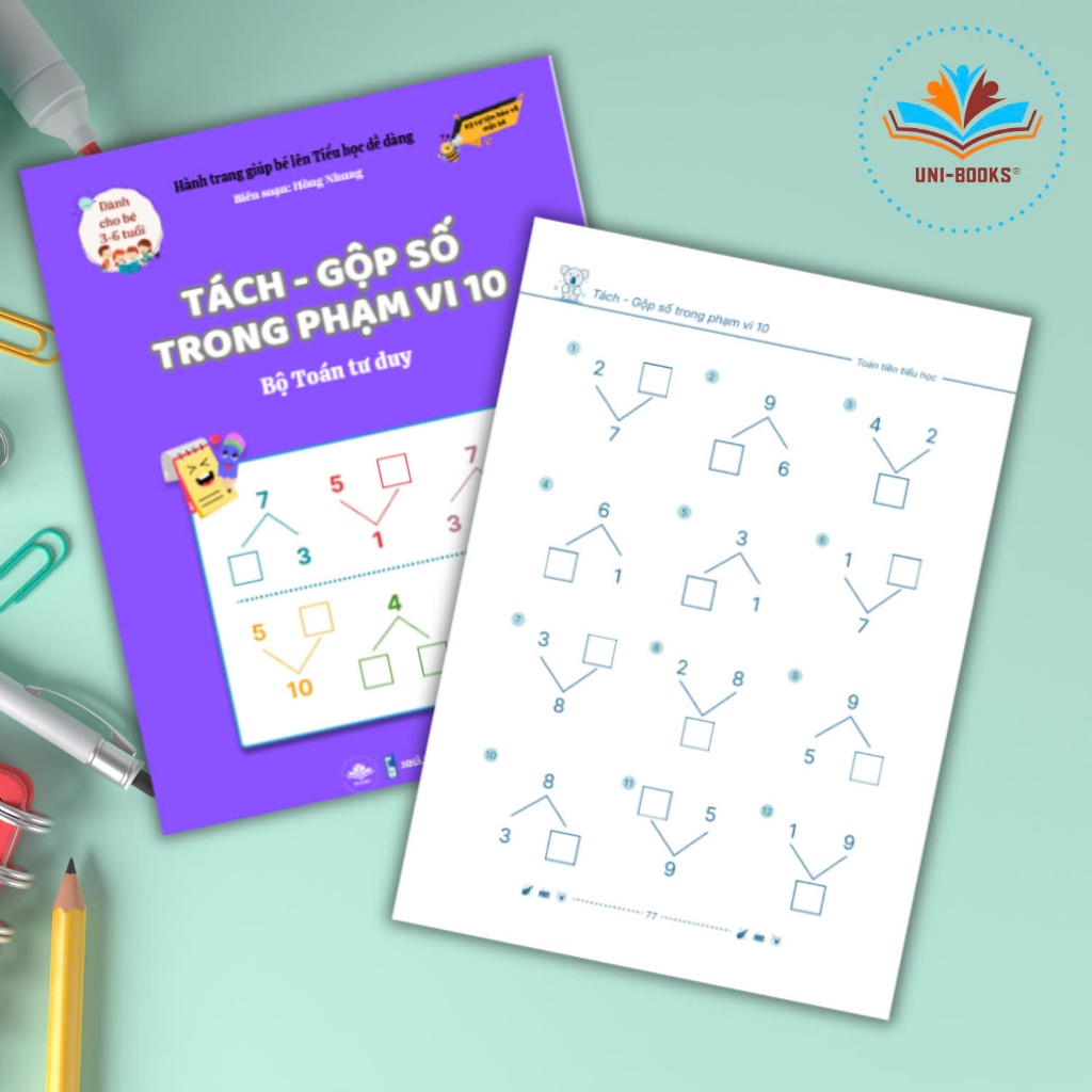 Book - Separating Numbers Within 10 - Helping Children Confidently ...