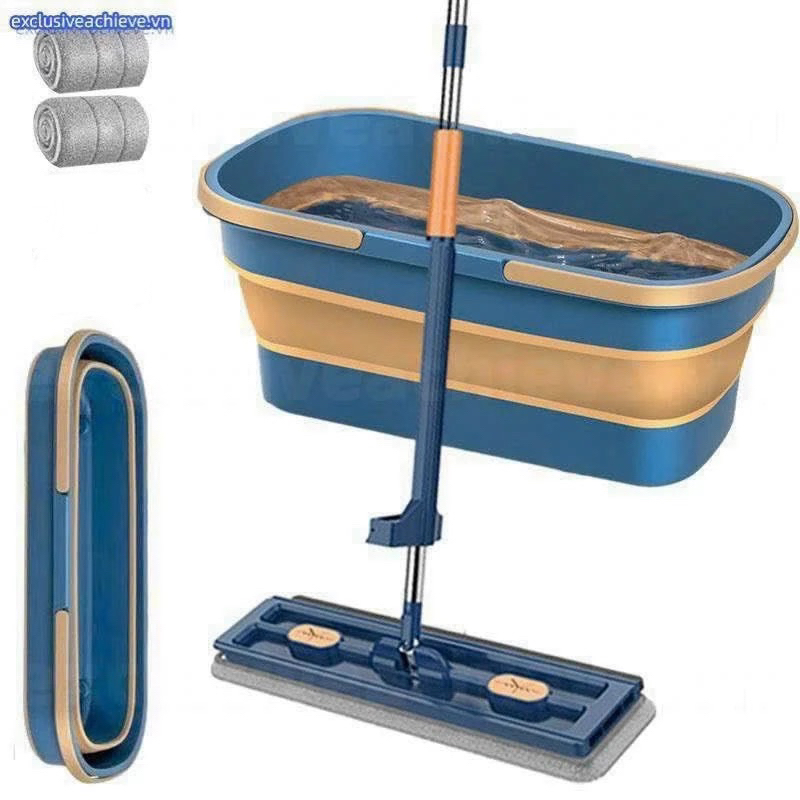 New self-wringing mop, mop with 3 washing modes, wringer, wiper ...