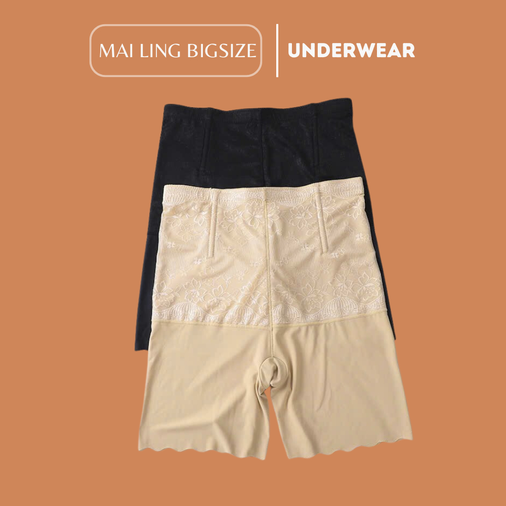 Plus size boxer belly pants