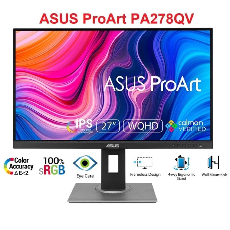 ASUS ProArt PA278QV-P 27 monitor