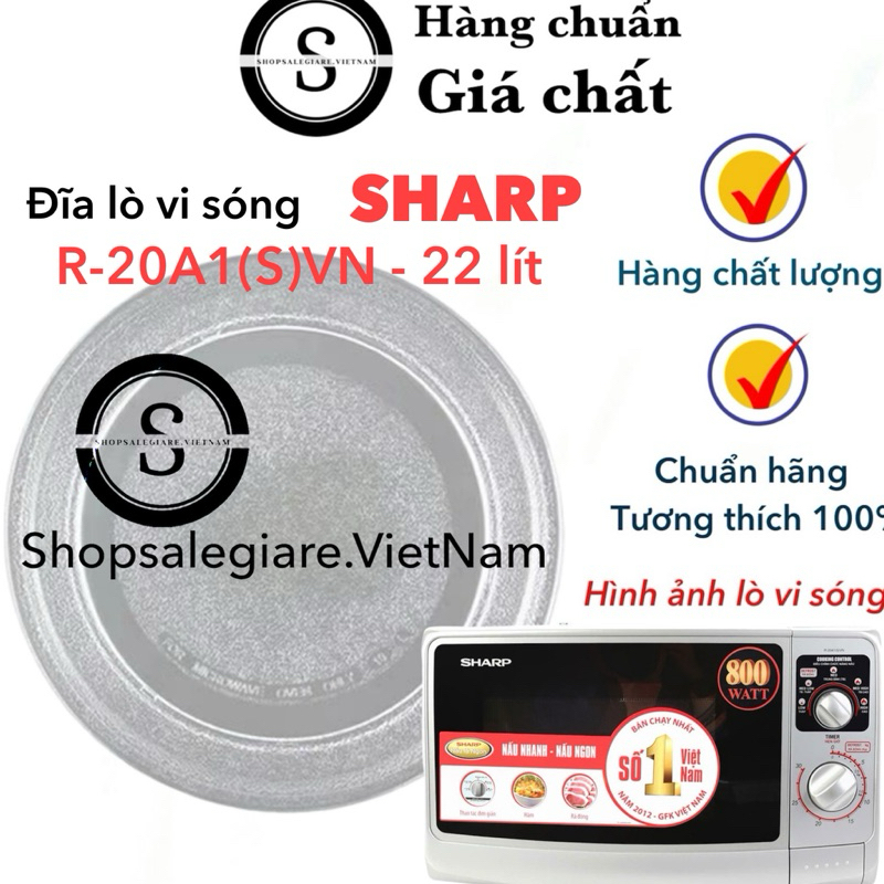Sharp R-20A1(S)VN microwave turntable | Shopee Malaysia