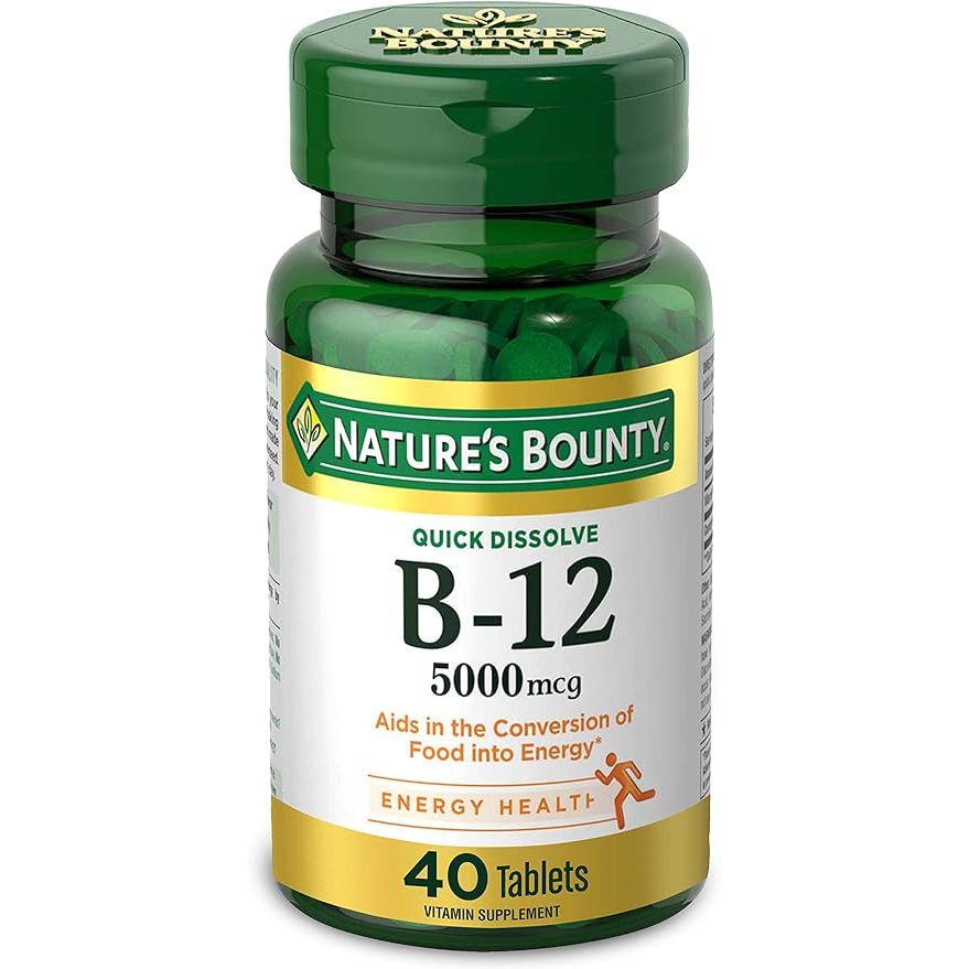 Vitamin B12 Supplement Pills to Support the Brain and Reduce Stress ...