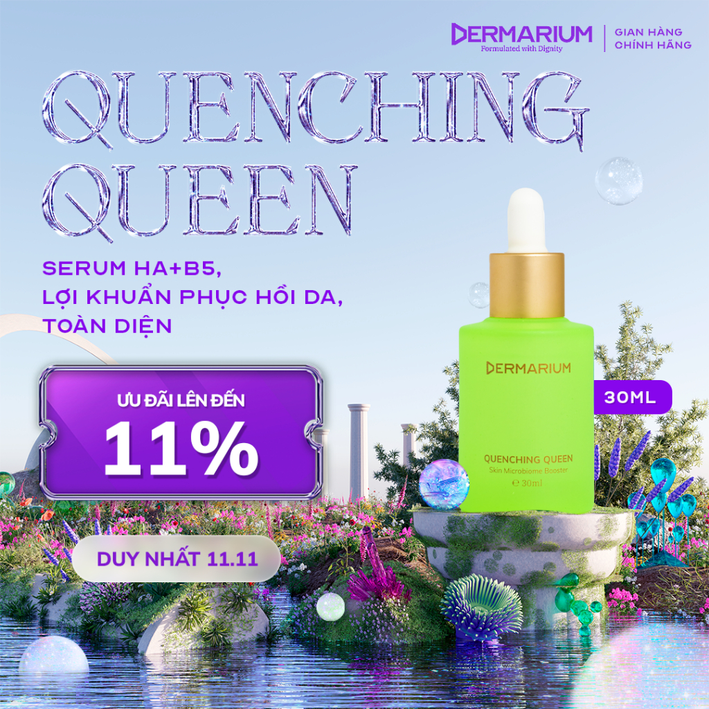Dermarium Quenching Queen - HA B5 Serum moisturizes and restores ...