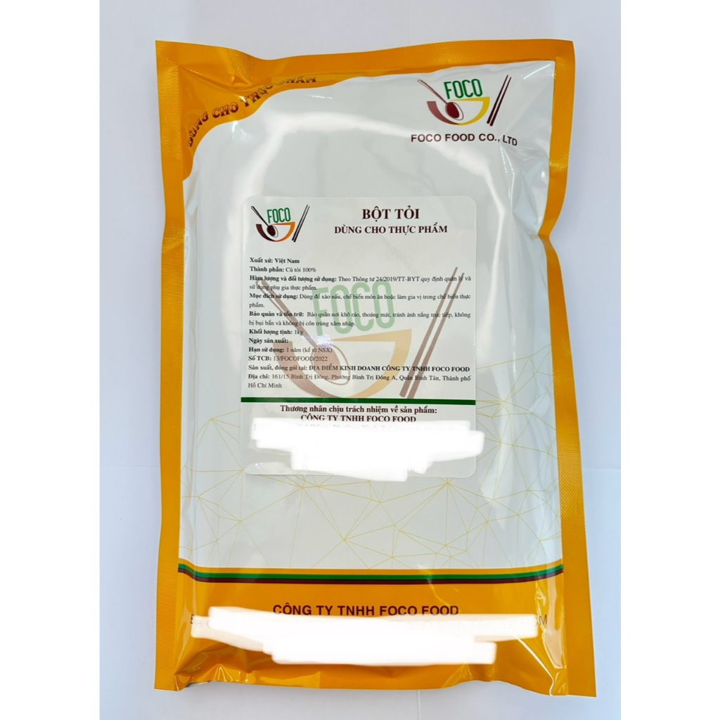 Foco FOOD GARLIC POWDER - 100% GARLIC - USED TO REPLACE FRESH GARLIC ...