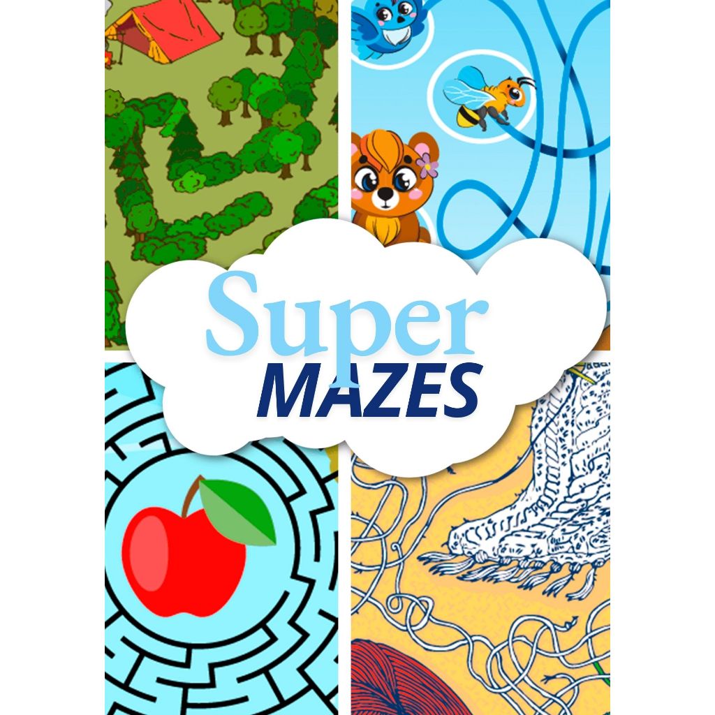 Game to improve logical thinking "Super Mazes" for children 8-10 years ...