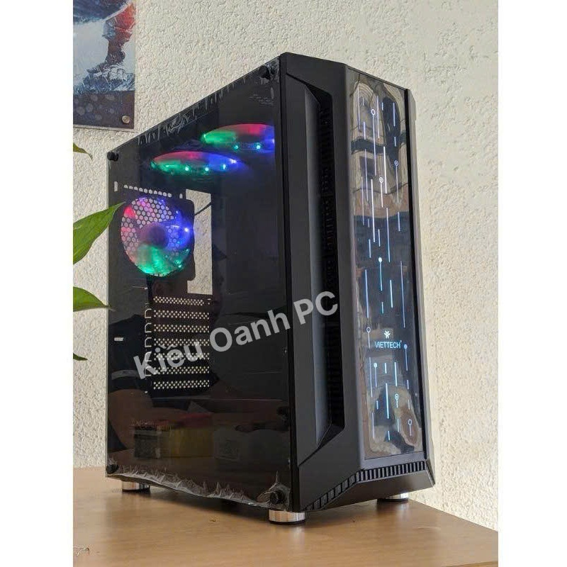 Case (Computer case) Gaming Viettech X21 Strix installed with Main E ...