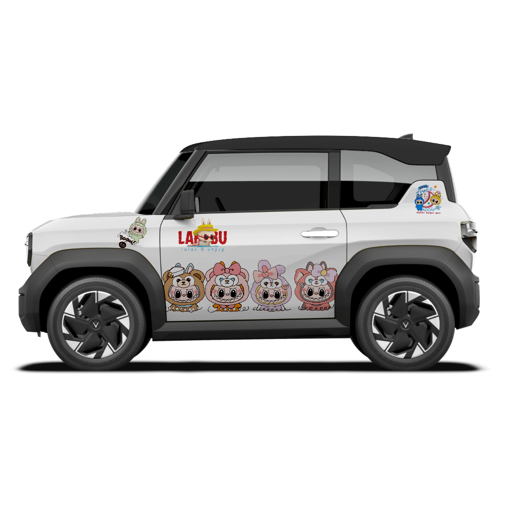 Labubu 11 car Sticker - Labubu Sticker - Car Decal - DS Decal | Shopee ...