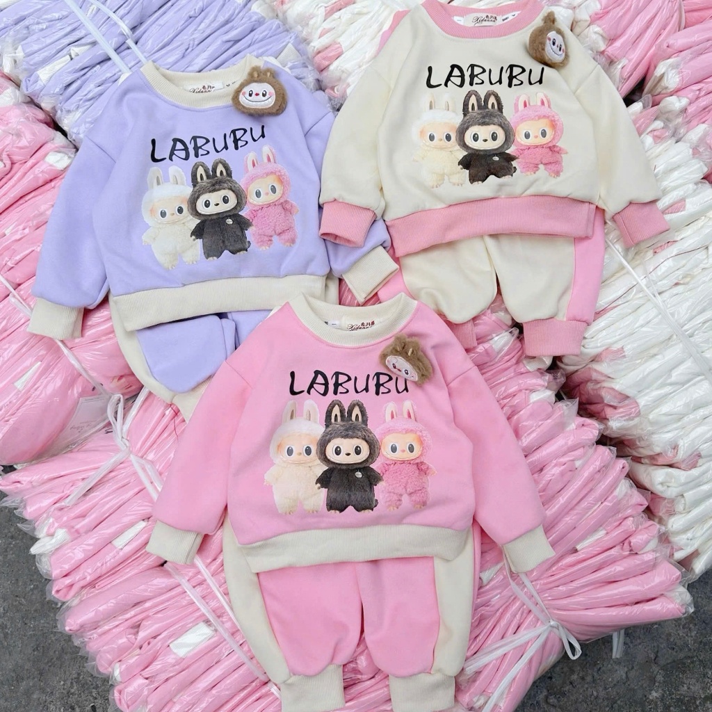 Labubu felt set for girls from 11-32kg with 3 lovely colors made of ...