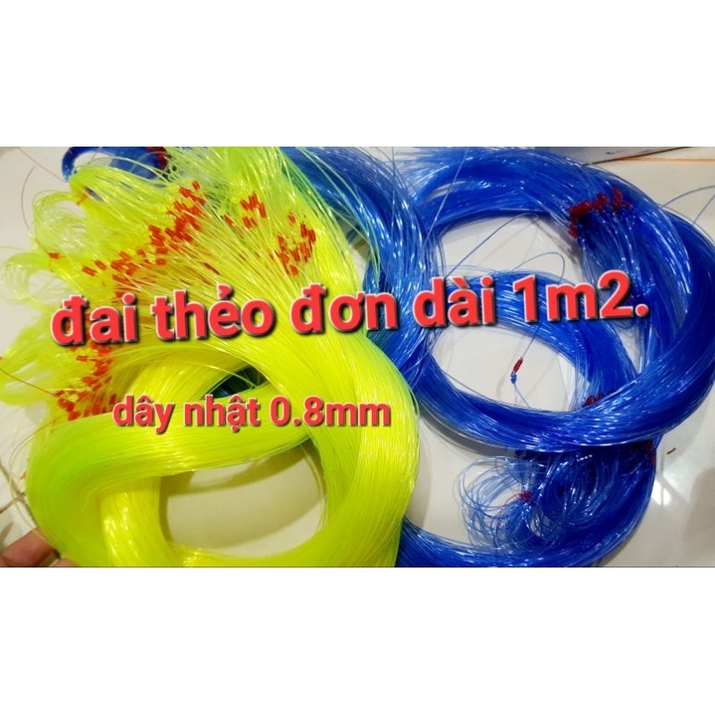 (combo).5 Single tongueless belts 1m2 long. Japanese wire 0.8mm. with ...