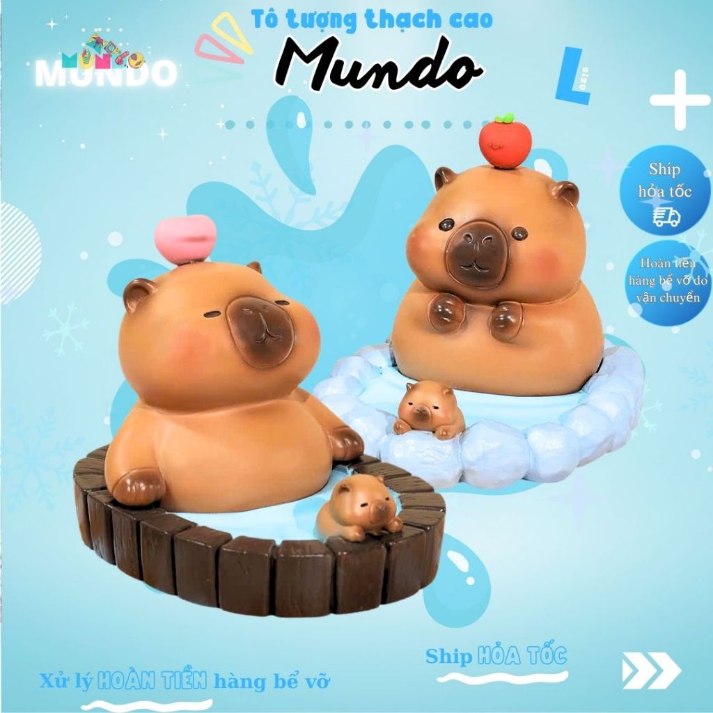 Hot Capybara Inflatable Plaster Statue Size L, MUNDO Plaster Statue ...