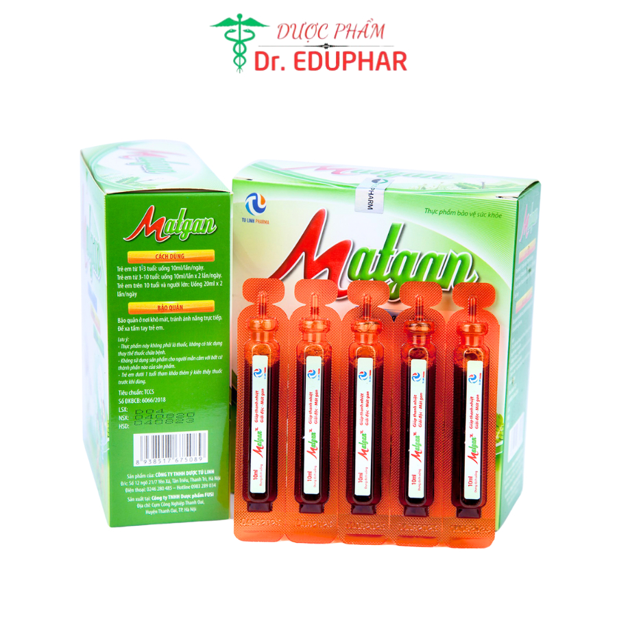 Matgan liver detox syrup helps enhance liver function, protect the ...