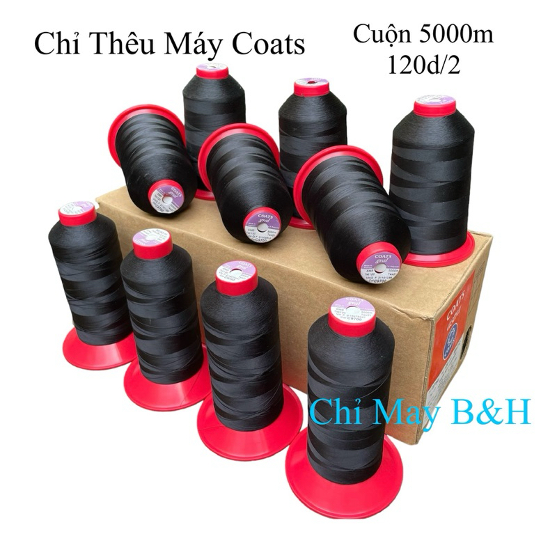 Coats machine embroidery thread roll 5000m (120d/2), Computer ...