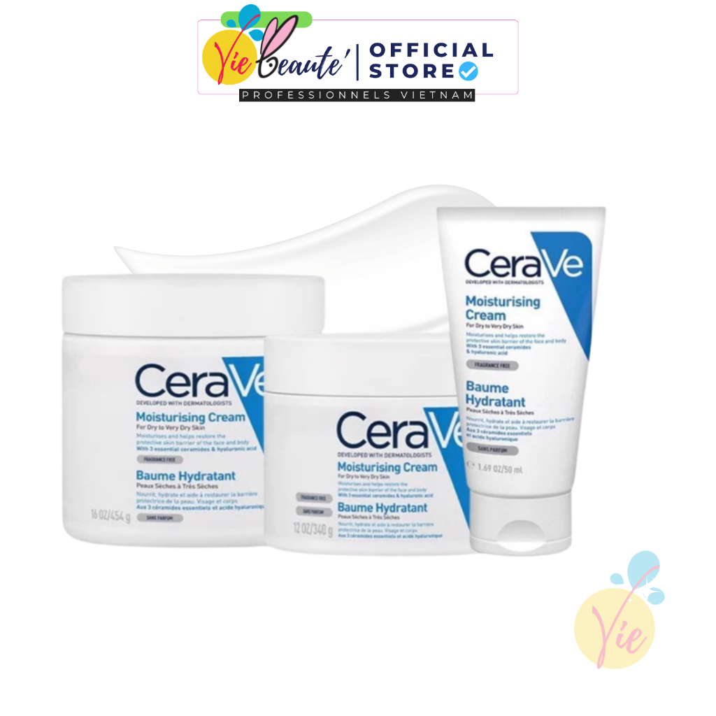 Cerave Moisturizing Cream Baume Hydratant France for dry, very dry skin ...