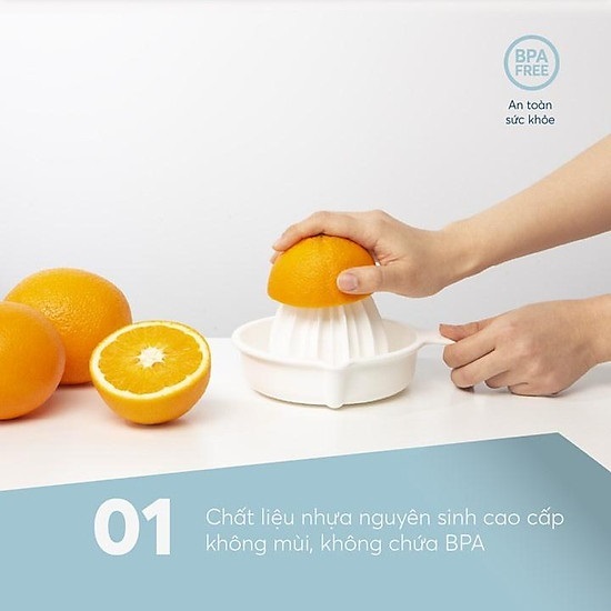 Yoko INOCHI manual orange and lemon squeezer Small with plastic filter ...
