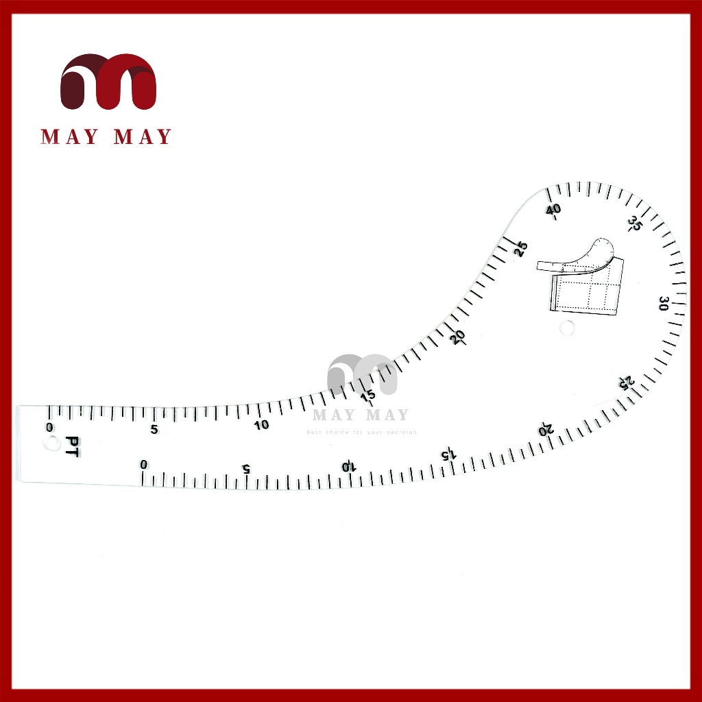 Chicken drumstick engraving ruler for drawing curves on Slingshotch ...
