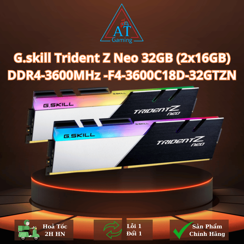 Gskill Trident Z Neo 32gb 3600mhz Trident Z Neo RGB 32GB Dual DDR4