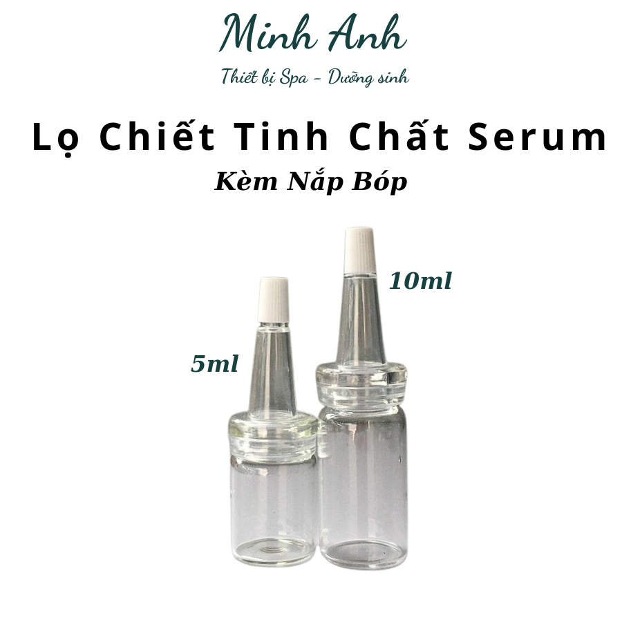 Glass Bottle 5ml 10ml | Stem Cell Extraction Bottle with Squeeze Cap ...