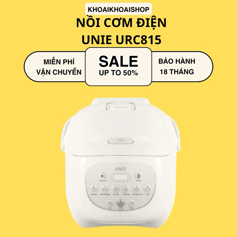 Unie URC815 Rice Cooker Ceramic Heart, Advanced Heat Transfer ...