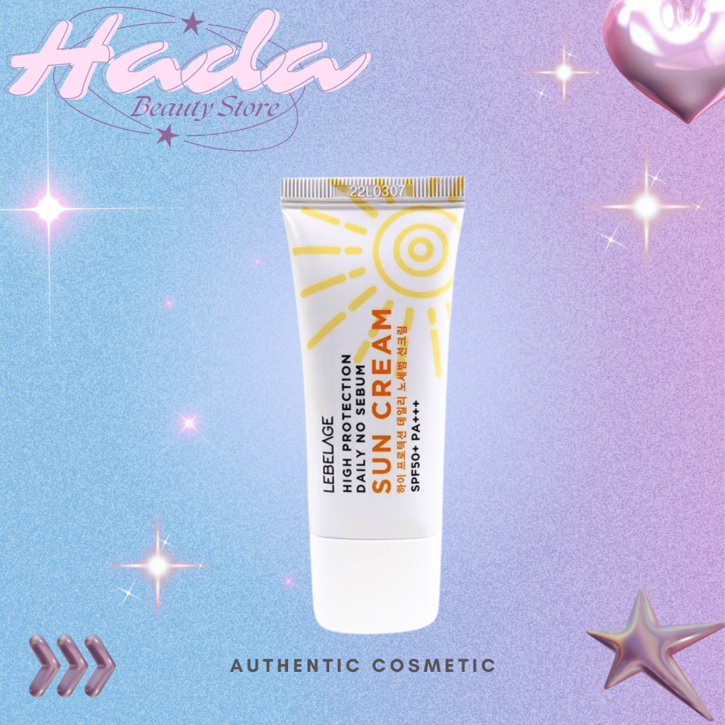 Lebelage High Protection Daily No Sebum Sun Cream SPF50 - 50ml | Shopee ...