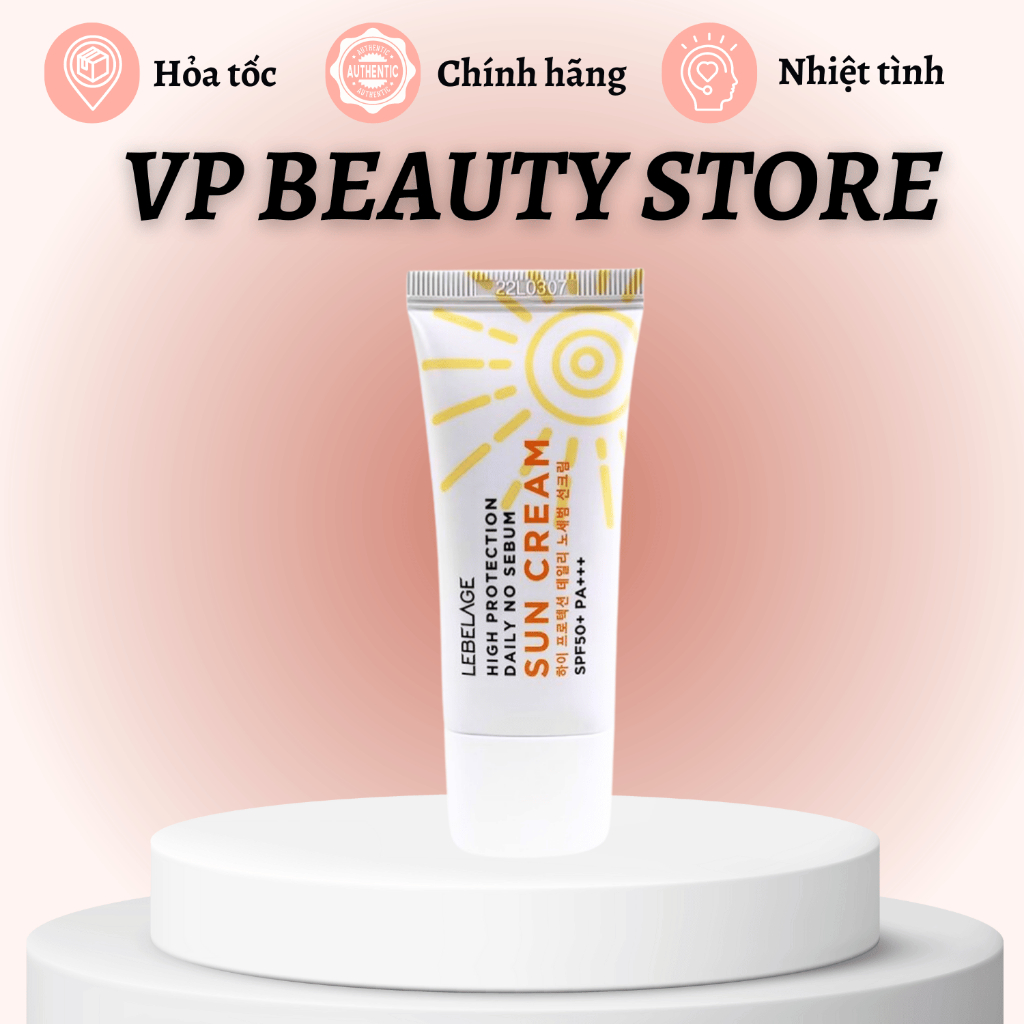 Lebelage High Protection Daily No Sebum Sun Cream SPF50+ PAAA | Shopee ...