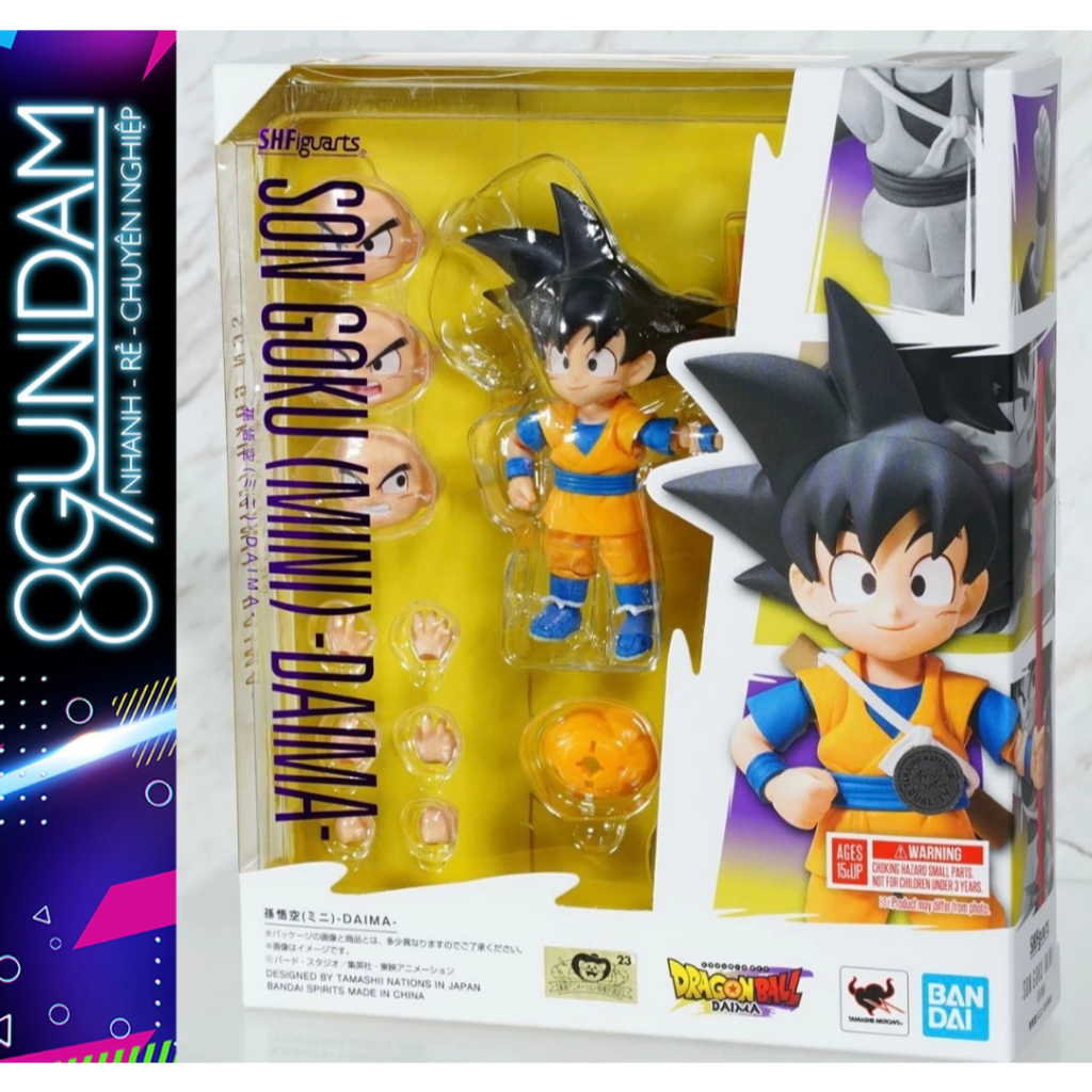 S.h.figuarts SHF Son Goku Pre-Assembled Model [Mini] Daima | Shopee ...