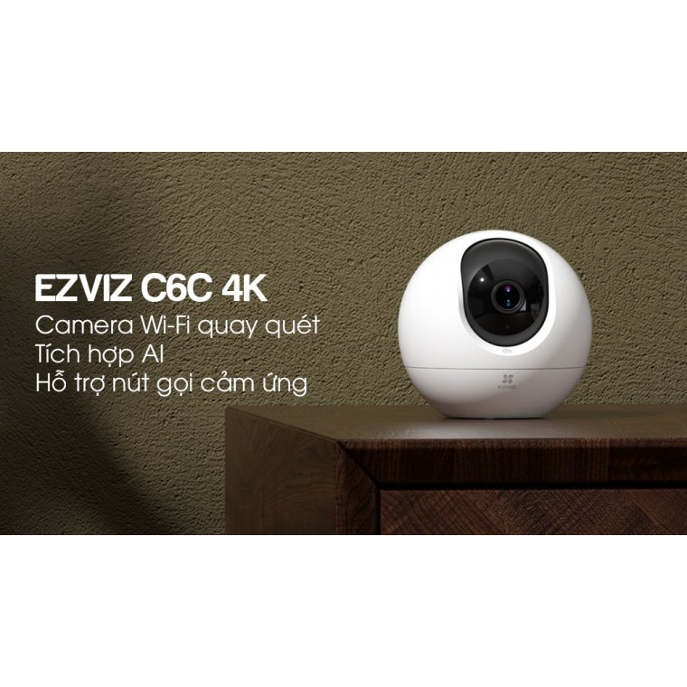 Ezviz C6C 8MP Indoor WIFI Camera records, scans, super sharp ...