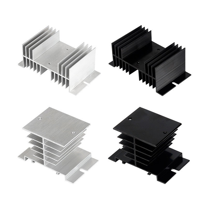 Ssr semiconductor relay cooling aluminum heatsink base - SSR radiator ...