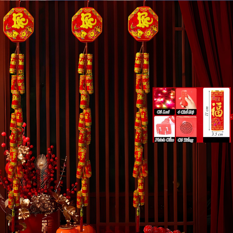 CNY 2025 - Wall Mounted Fake Float Rope WITH SOUND WITH LED With Remote ...