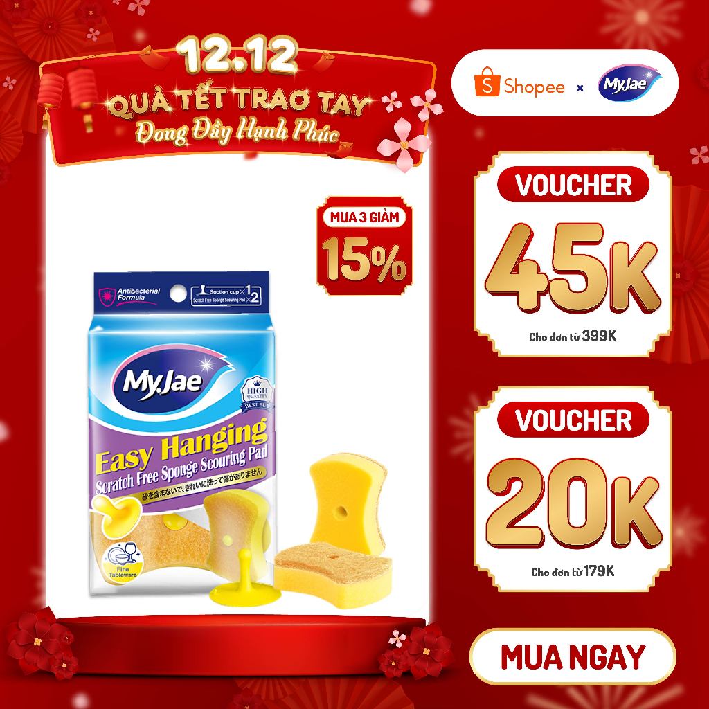 Myjae double-sided dishwashing sponge, multi-purpose dishwashing sponge ...