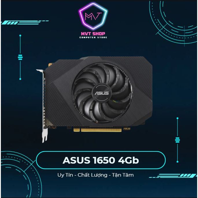 Vga ASUS PHOENIX GEFORCE GTX 1650 OC EDITION 4GB GDDR6 (PH-GTX1650 ...
