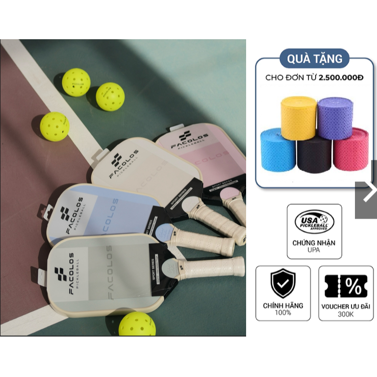 Genuine Facolos Colorful Sport Series Pickleball racket, trendy and ...