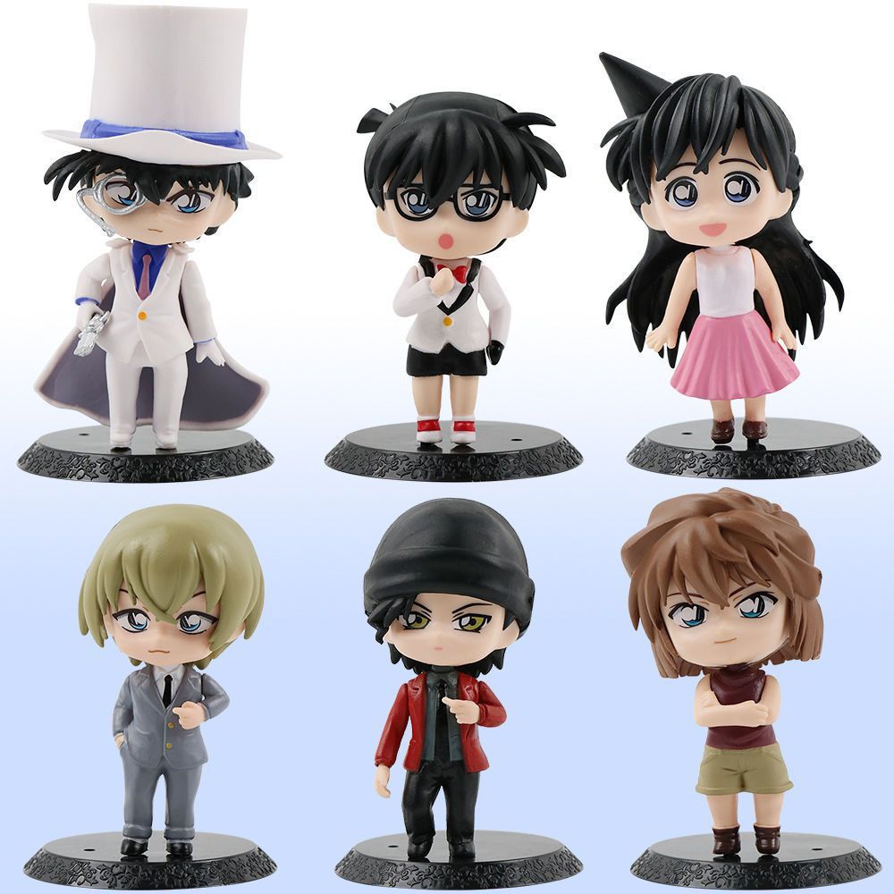 [Detective Conan] [Size L 10-11cm] Cute Conan, Kid, Ran, Haibara, Amuro ...